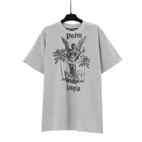Palm Angels College Style Printed Casual Loose Short Sleeve T-Shirt (40 styles)-2843  